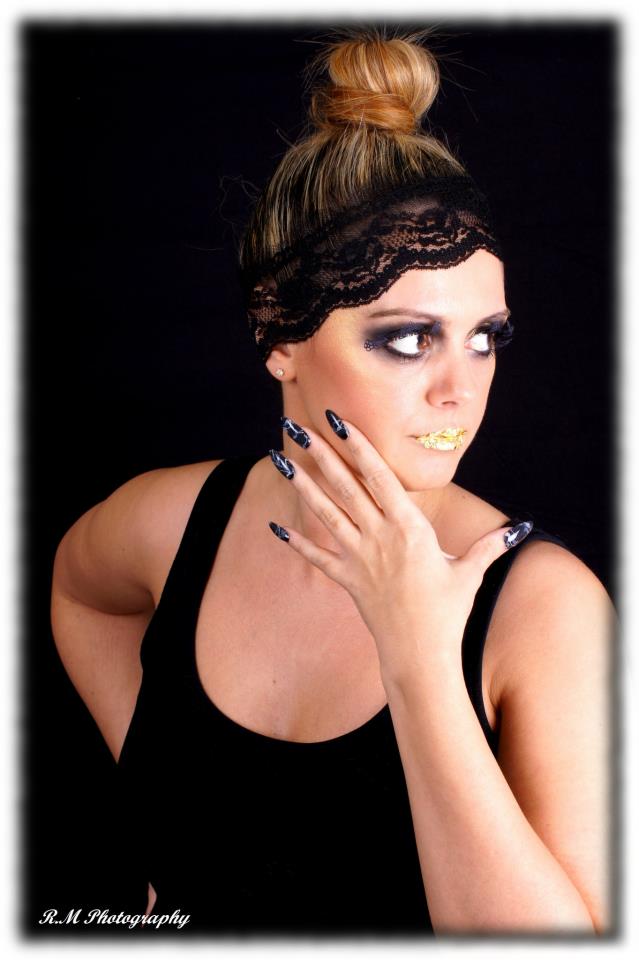 Female model photo shoot of Candy Yum Yum Makeup