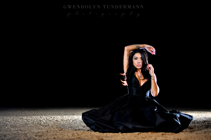 Female model photo shoot of Gwendolyn Tundermann, clothing designed by dmariecouture