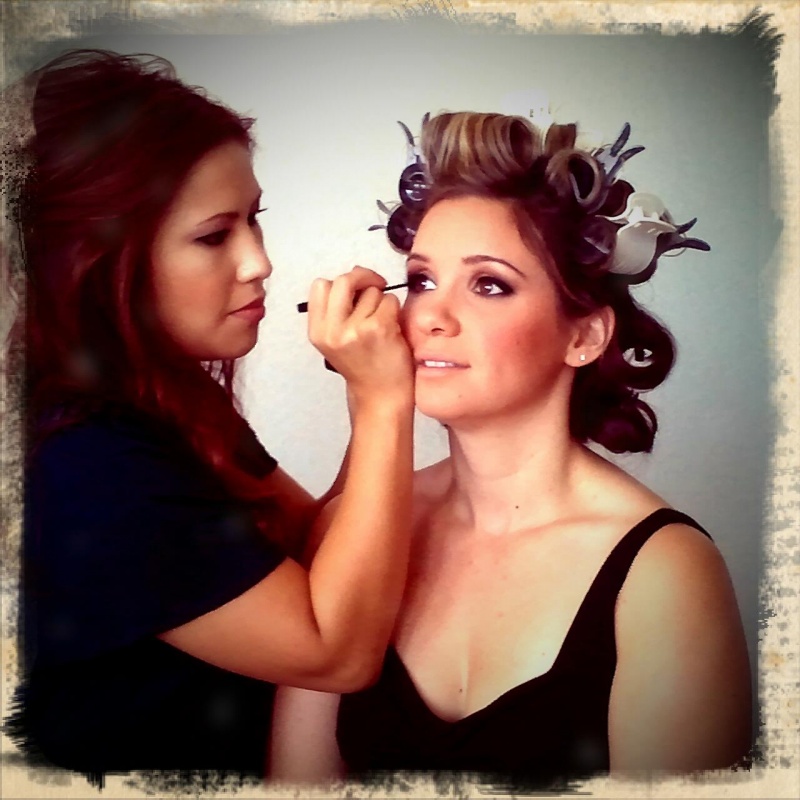 Female model photo shoot of Special Event Beauty