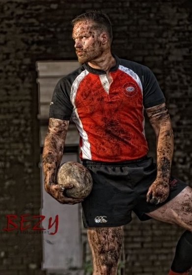 Male model photo shoot of Papa Bear Rugby  in Omaha