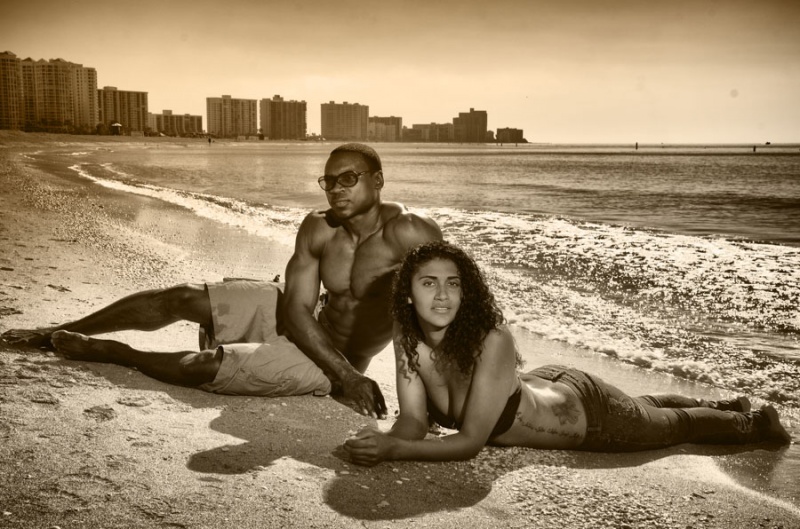 Male and Female model photo shoot of Brandon_C and Miranda Burson by PhotoKotur in Clearwater, FL