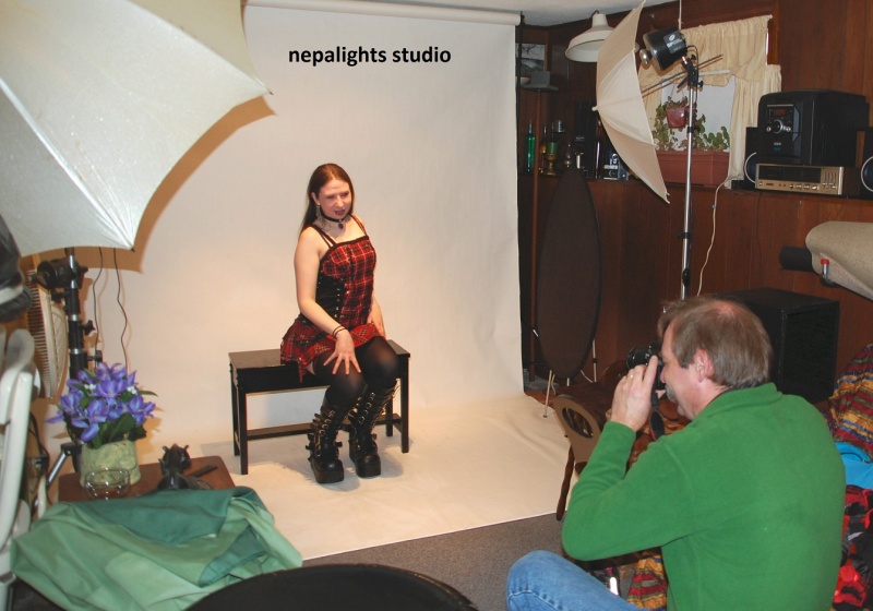 Male and Female model photo shoot of  nepalights and Evelle X by asplashofcolor in nepalights  studio  Derry, NH
