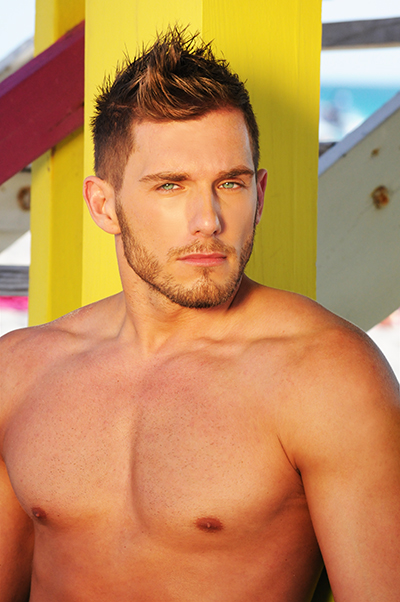 Male model photo shoot of simon s in south beach