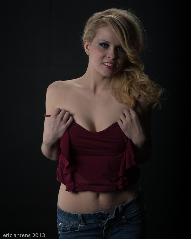 Female model photo shoot of Kirstin Elizabeth in Quonset Studio