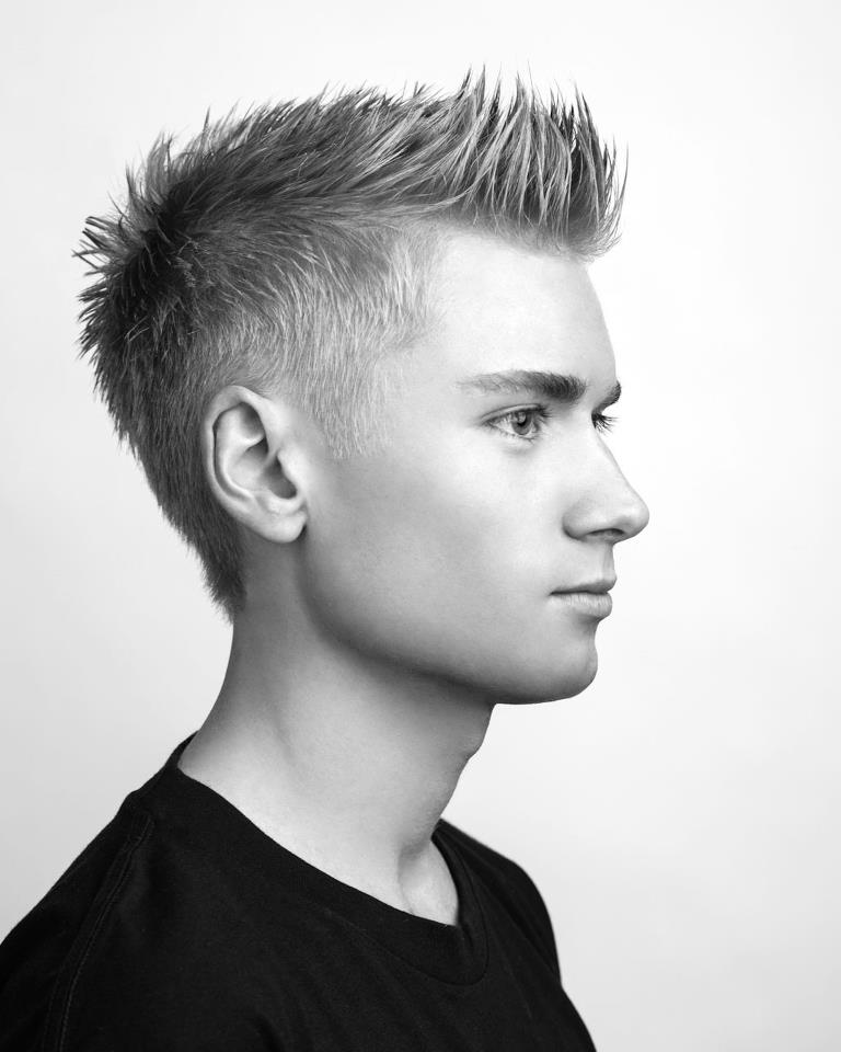 Male model photo shoot of Brennan_Johnson in Al's Barbershop
