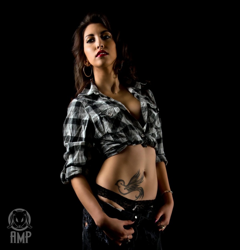 Female model photo shoot of Monique Grace Sanchez in AMP Productions in Albuquerque, NM