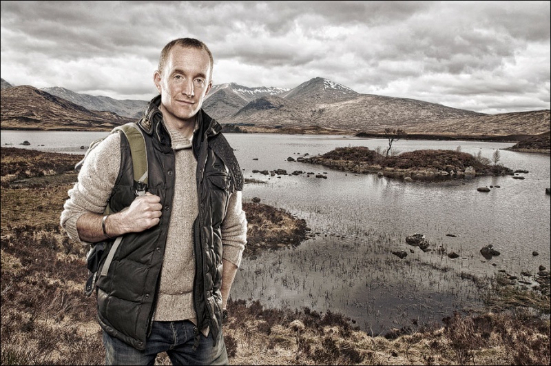 Male model photo shoot of Rich Martin in Rannoch Moor Scotland