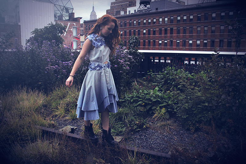 Female model photo shoot of Artyarta in The Highline, Manhattan