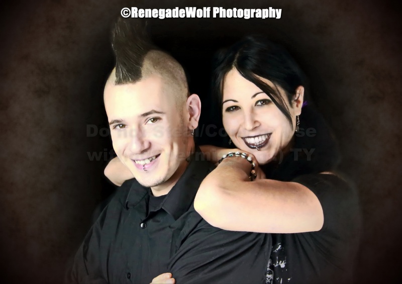 Male and Female model photo shoot of RenegadeWolfPhotography and kay dakota