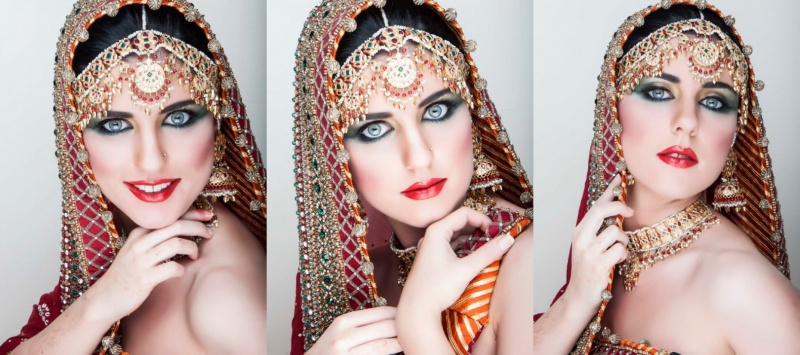 Female model photo shoot of Chandni Naina Safar