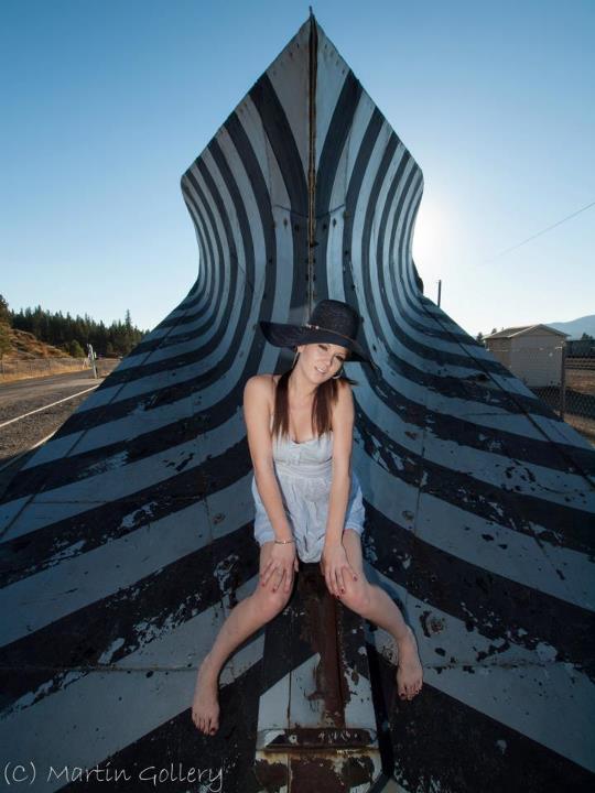 Female model photo shoot of Breanne Gaines in Portola, CA