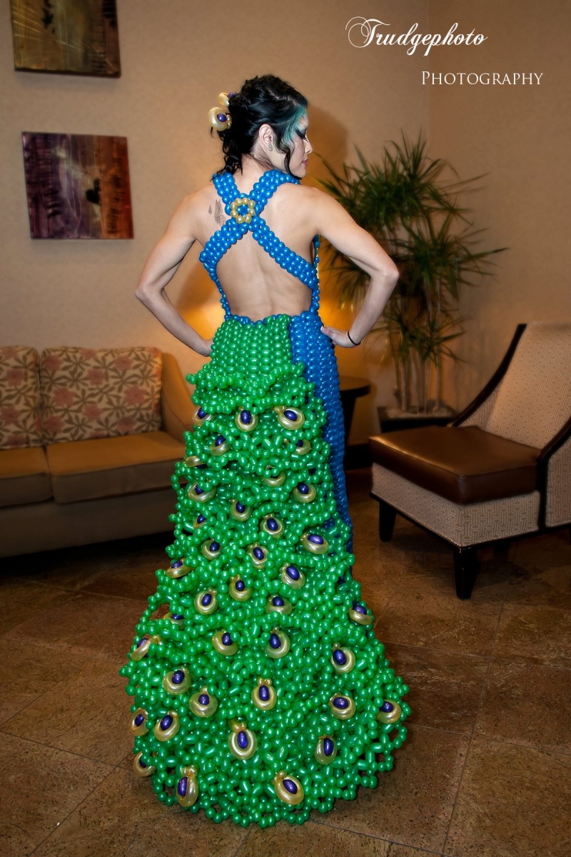 Female model photo shoot of Custom Balloon Dresses and Danesa Robles by Trudgephoto Photography