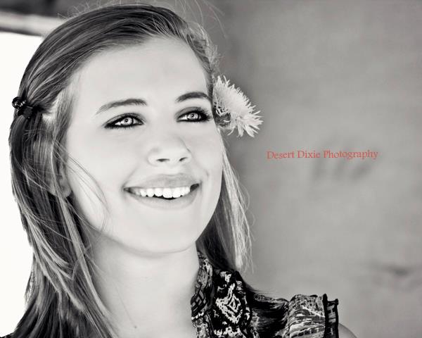 Female model photo shoot of Desert Dixie 