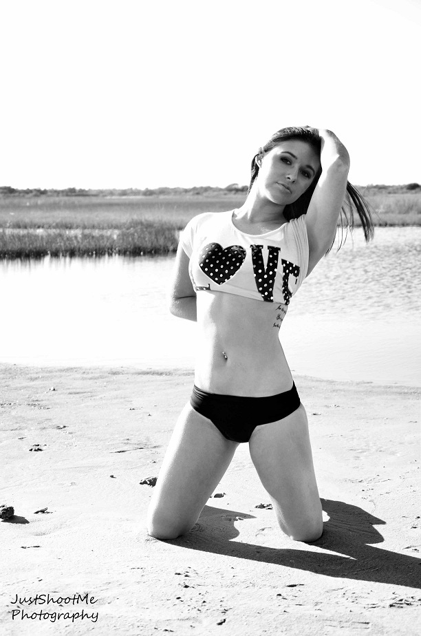 Female model photo shoot of Katie Peeler by JustShootMePhoto in Topsail Beach, NC