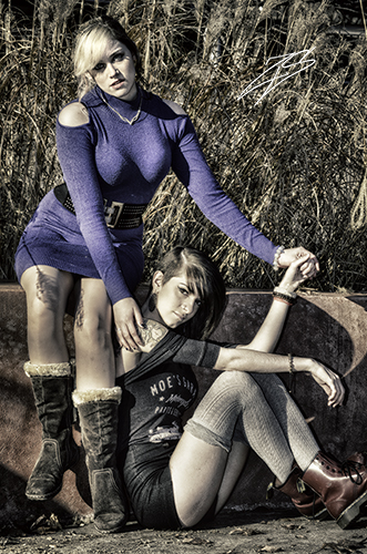 Male and Female model photo shoot of zssphotography, Miss May Rinn and Abby Zurn