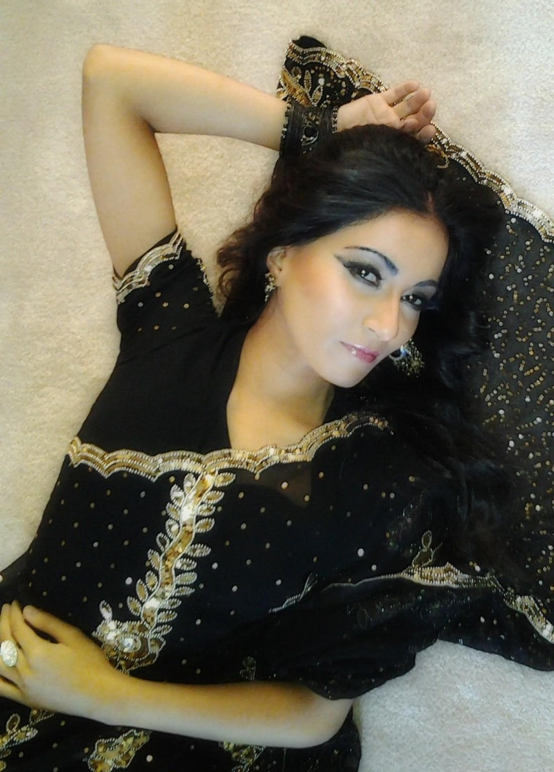 Female model photo shoot of farhana khanum, makeup by Farah MUA