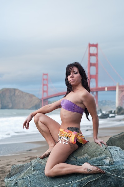 Female model photo shoot of Scarlett Van D in San Francisco CA