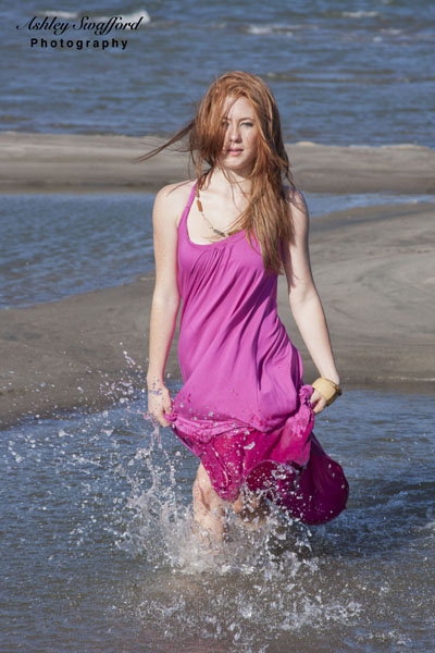 Female model photo shoot of Ashley Swafford  in Rooster Rock, Oregon