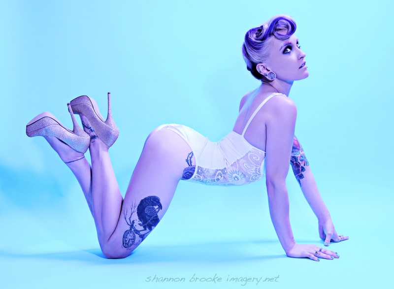 Female model photo shoot of Dani Fertey by Shannon Brooke, makeup by Jennifer Corona