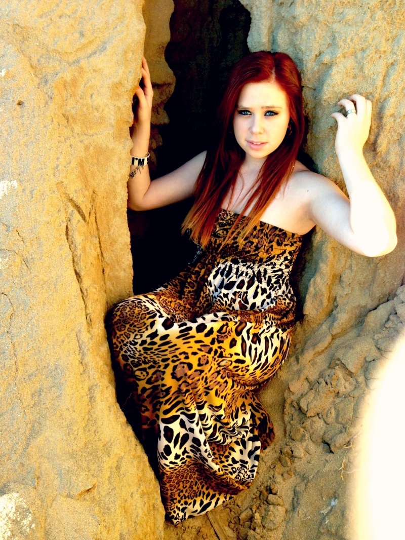 Female model photo shoot of Kaytlyn Michelle in Carlsbad Cliffs