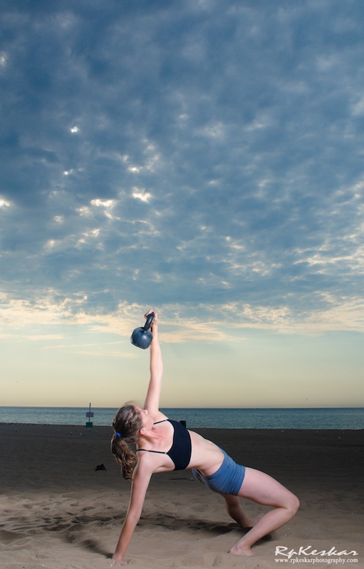 Female model photo shoot of Chellie deGelleke in Bradford Beach - Milwaukee, Wisconsin