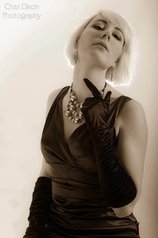 Female model photo shoot of ChazDixon and Nixe Phoria in Studio, dec 2012