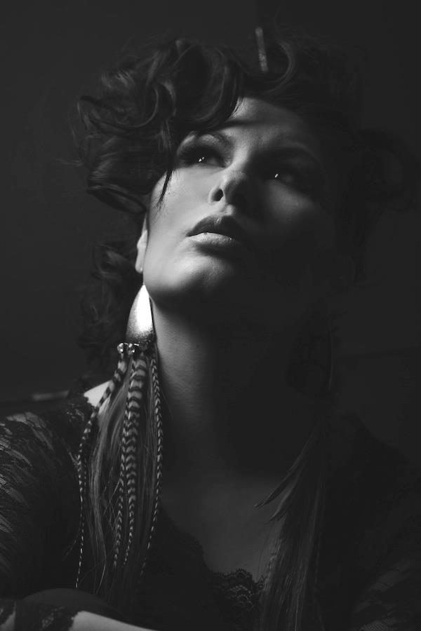Female model photo shoot of Makeup By Angela Gray