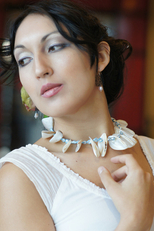 Female model photo shoot of Dijana Makeup Artistry