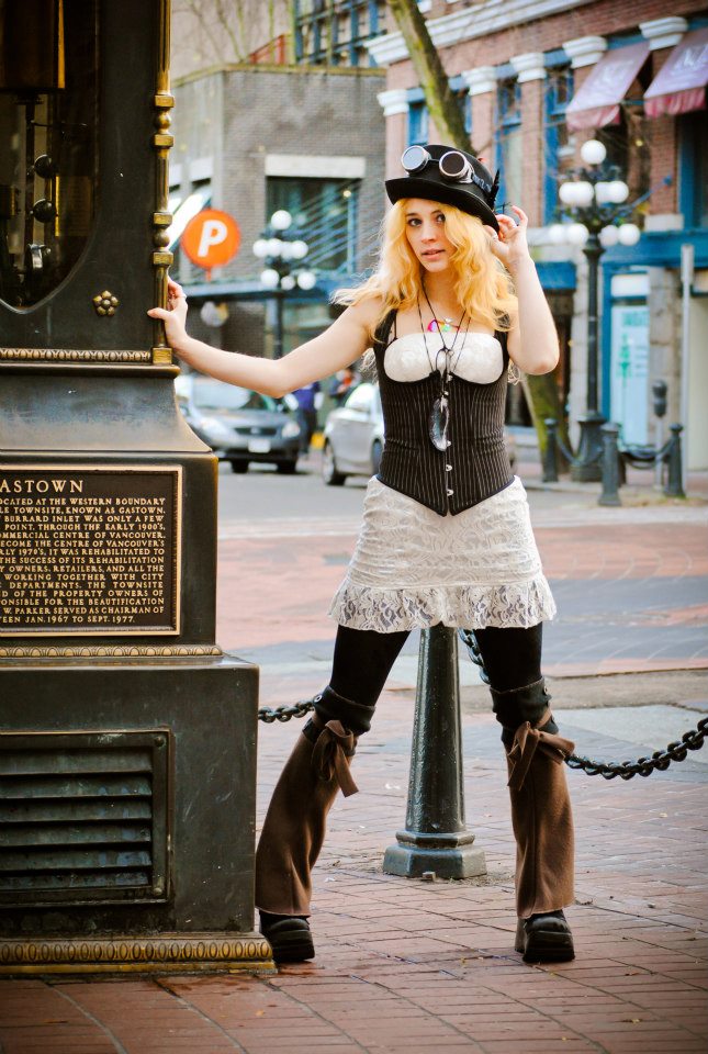 Female model photo shoot of Josie Henderson in Gastown, Vancouver