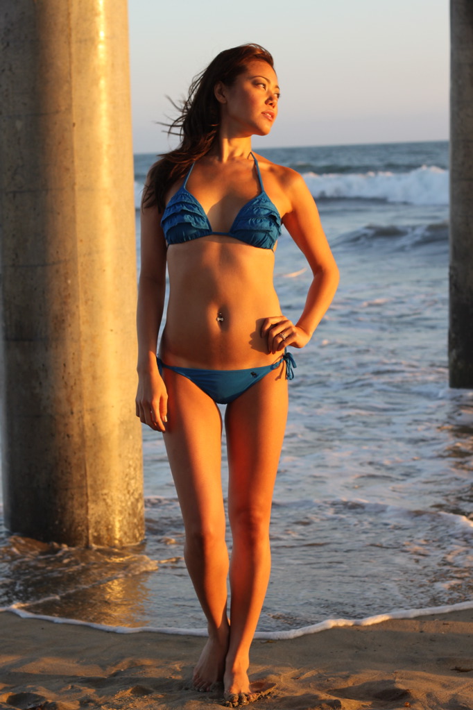 Female model photo shoot of M Renar in Huntington Beach