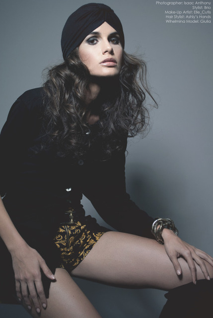 Female model photo shoot of Lina Zuniga Makeup