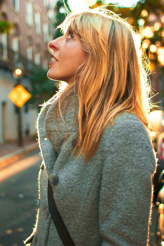 Female model photo shoot of Anna Olsen in North End, Boston