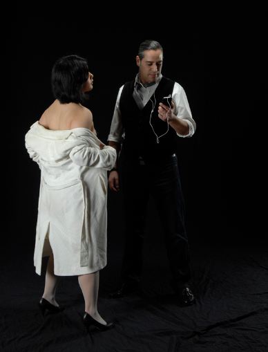 Male and Female model photo shoot of Michael Gutierrez and Nanci Double-U by Look Studios