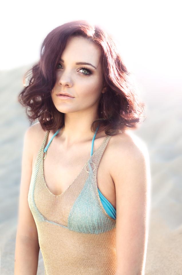 Female model photo shoot of Beauty by Kristina in venice beach