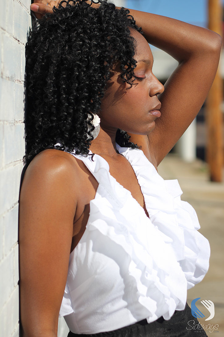 Female model photo shoot of Sabra Lanitta by Sideways Photos in Downtown Memphis