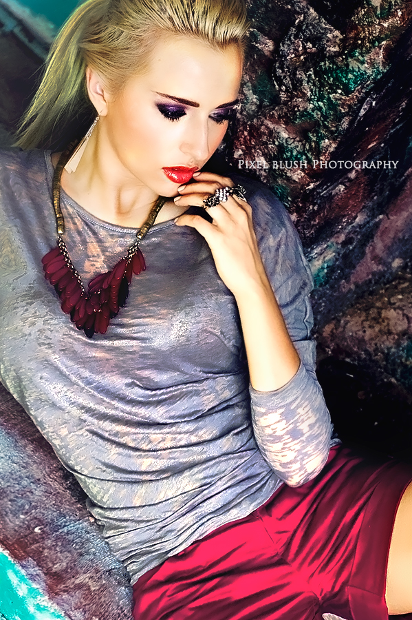 Female model photo shoot of Make-up by Katya Rider