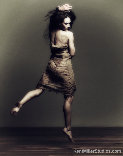 Female model photo shoot of Alice J DanceModel in Kent Miller Studios