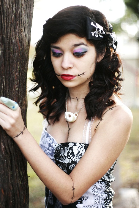 Female model photo shoot of ClotheMyNakedVillainy in 2nd ward cemetary