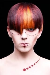 0 model photo shoot of DG hairdressing 