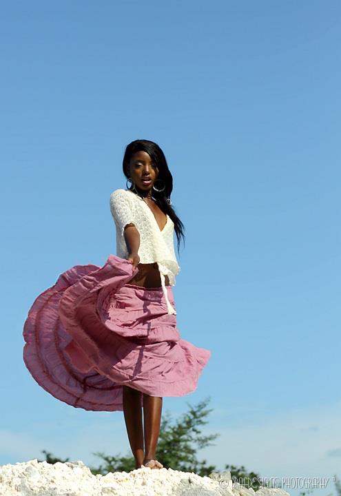 Female model photo shoot of Magdala  joseph in Nassau, Bahamas