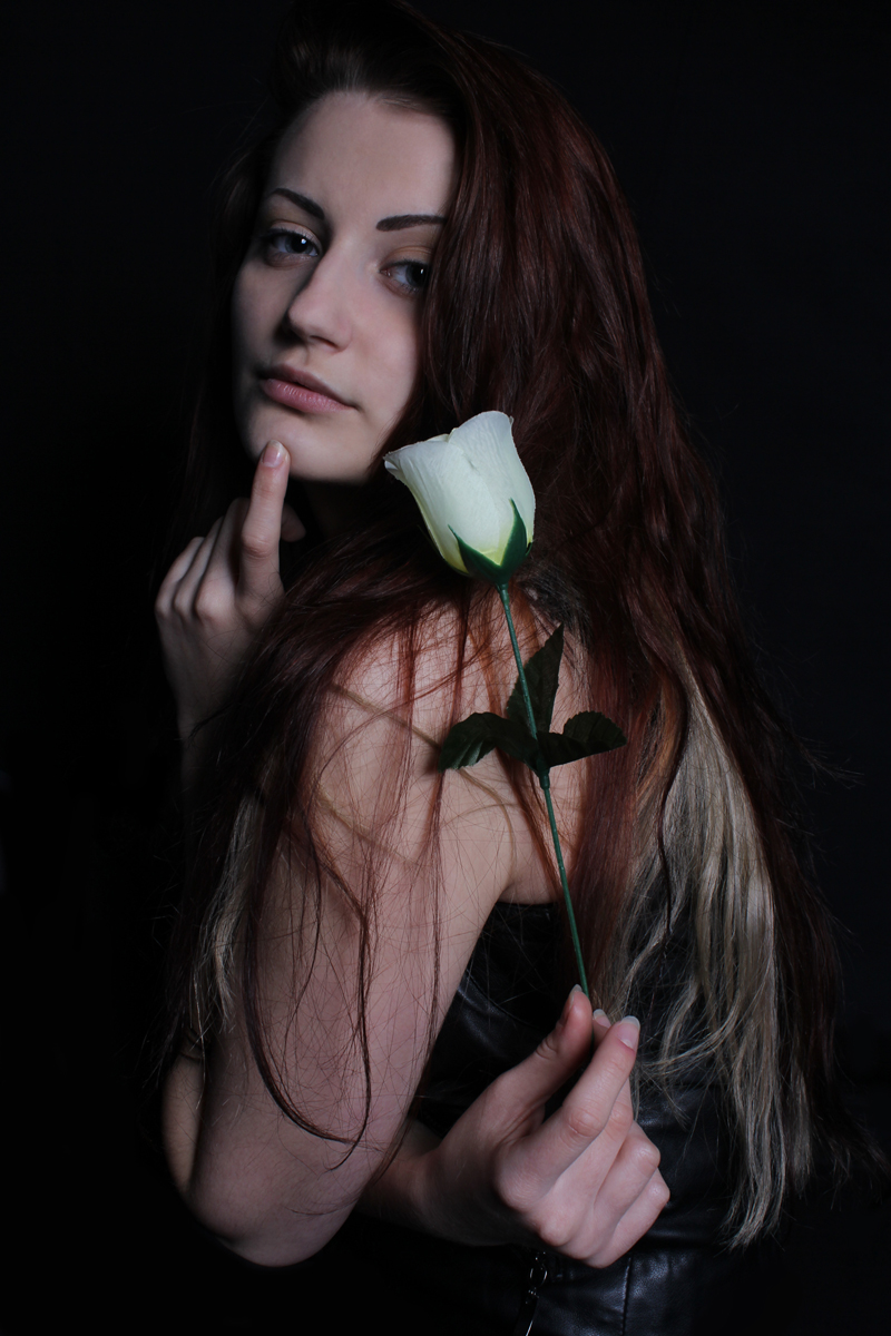 Female model photo shoot of HannyL in Dark Lens