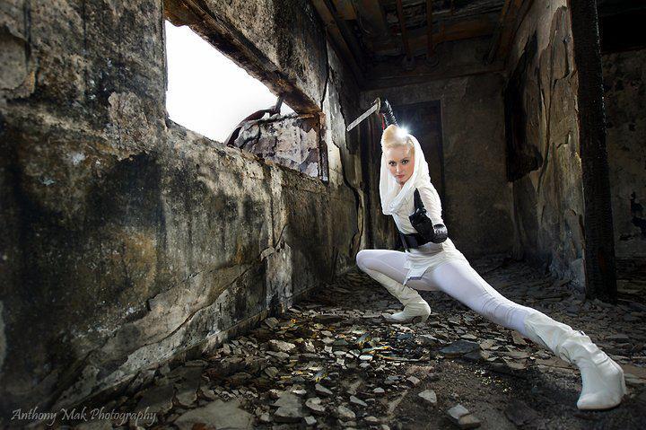 Female model photo shoot of Ballerina Girl in Ruins, Hong Kong