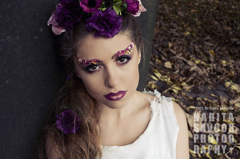 Female model photo shoot of Narita Savoor, makeup by Stephanie Swain