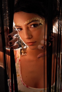 Female model photo shoot of Nicola Fahy MUA