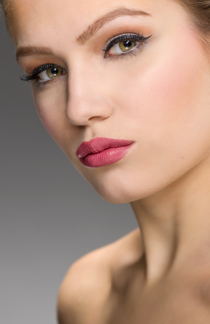 Female model photo shoot of Lyudmila Skidelsky by David M Russell, makeup by Gabriella MUA