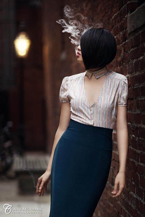 Female model photo shoot of Tiffany Ting Ting Chen by Claire McAdams in Boston, Massachusetts