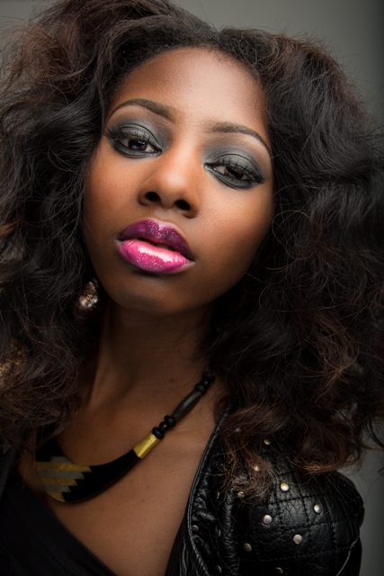 Female model photo shoot of makeupbyshateera and Taquasha Hamilton by Photofortytwo, makeup by makeupbyshateera