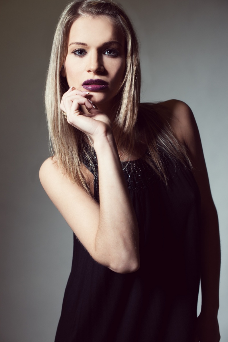 Female model photo shoot of Yana Laurence by Vladimir N, makeup by Makeup by Morine