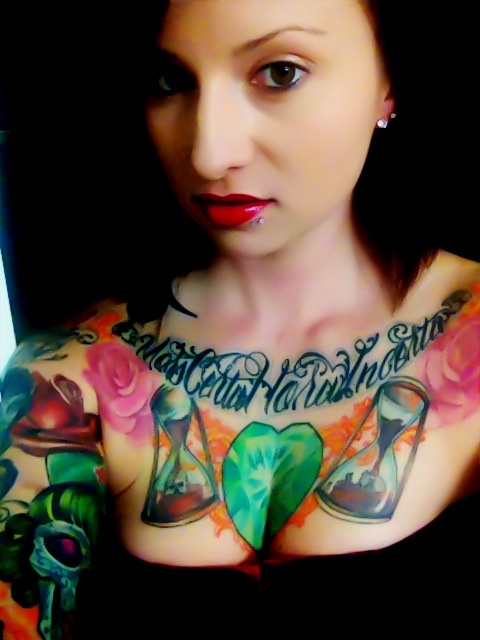 Female model photo shoot of TattooedMedic in Sunny California