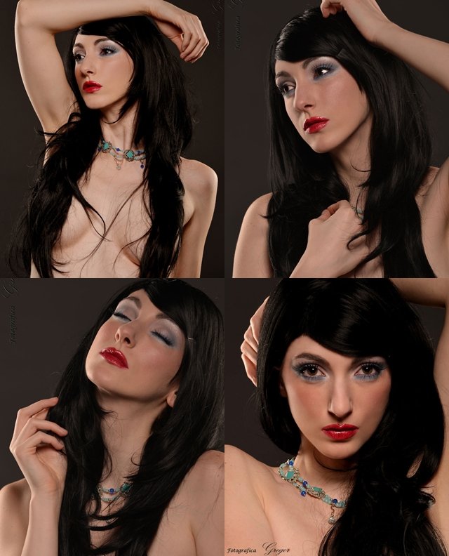 Female model photo shoot of Katlin Sumners by Fotografica Gregor, makeup by Model Ready MUA-HAIR